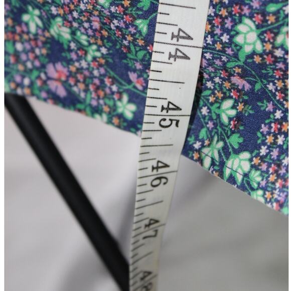 Vintage Candi Jones Micro Floral Sweetheart Dress Eyelet Lace Ruffle Cami Strap - Picture 14 of 16